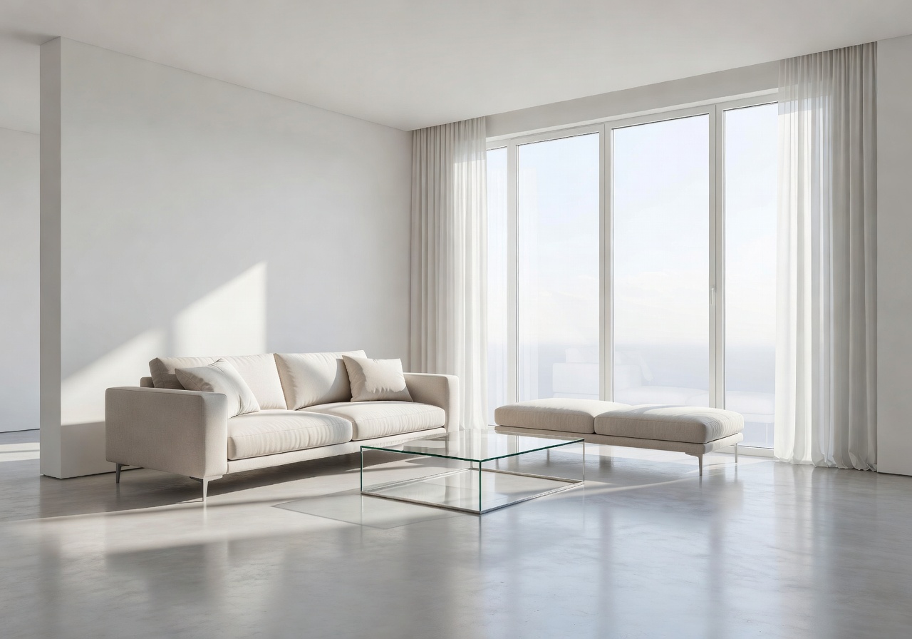 Bright and airy interior of a clean modern home representing the pristine results of our cleaning services